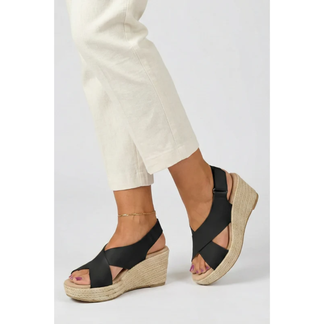 Kora | Damen Keil Sandalen Für Alltag