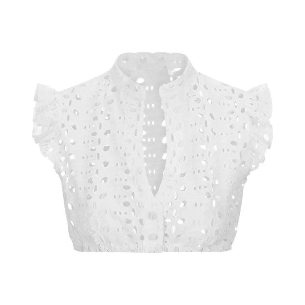 Kurzärmelige Dirndlbluse – Damen-Oktoberfest-Oberteil aus Cannstatt