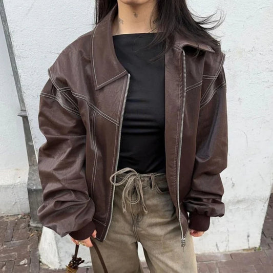 Lässige Winterjacke – Übergroße Passform mit auffälligem Stil