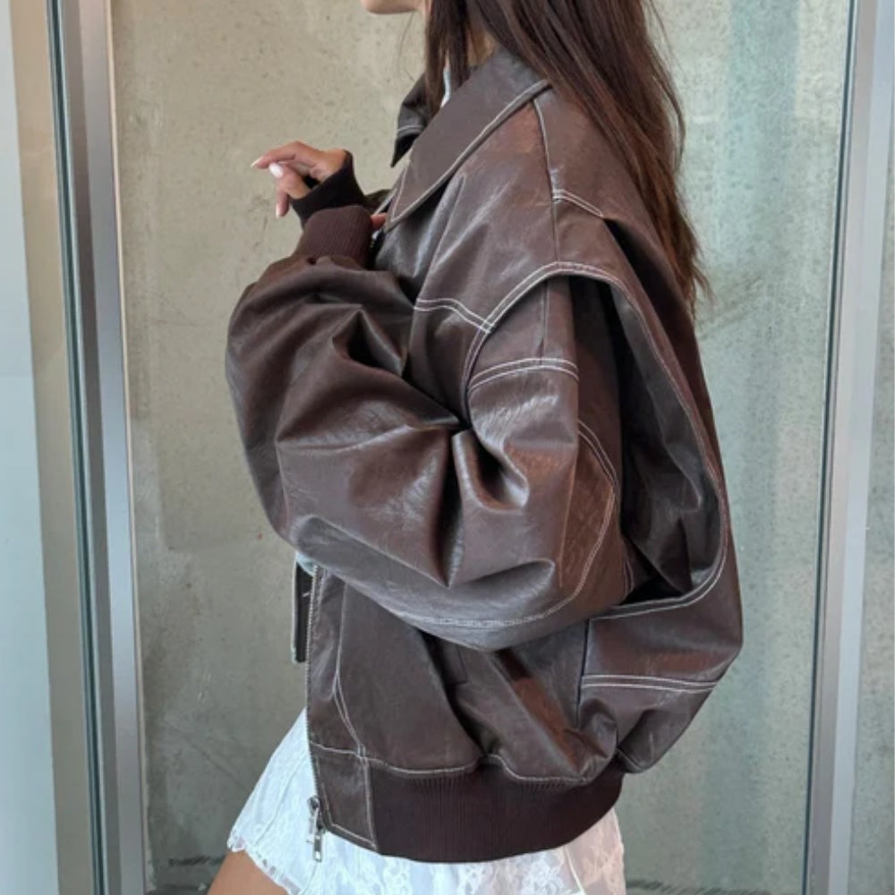 Lässige Winterjacke – Übergroße Passform mit auffälligem Stil