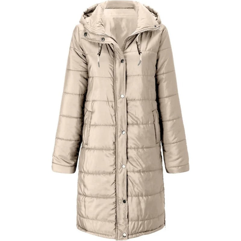 Lange Damen-Winterjacke – Wärmende Puffer-Ausführung für kalte Tage