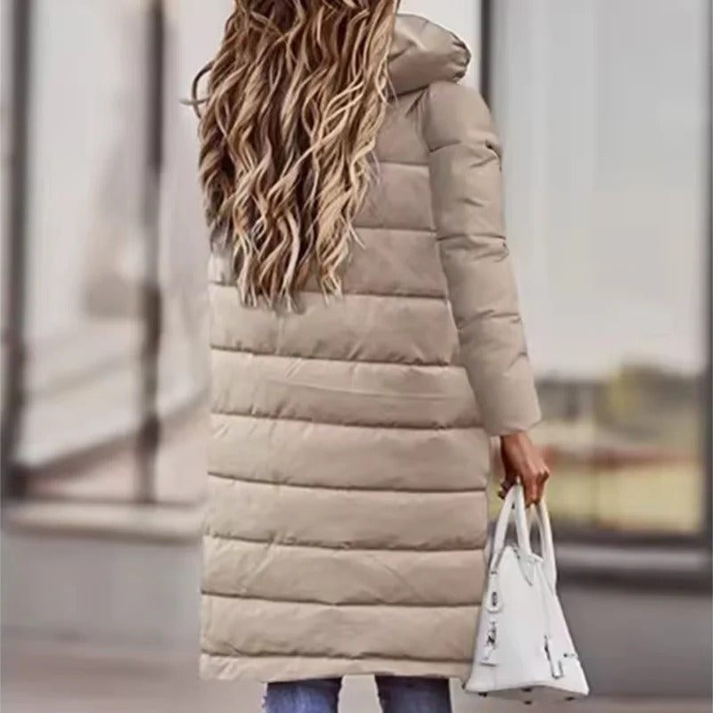 Lange Damen-Winterjacke – Wärmende Puffer-Ausführung für kalte Tage