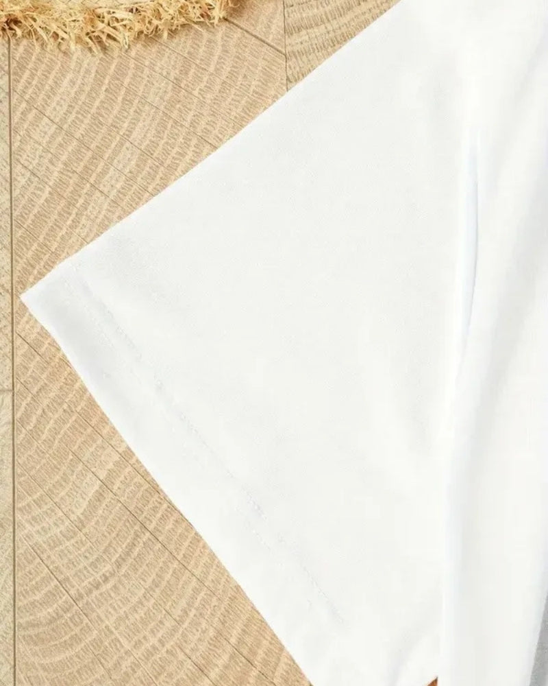 Leicht Damen T-Shirt mit Blumenprint | Sommer Kurzarm