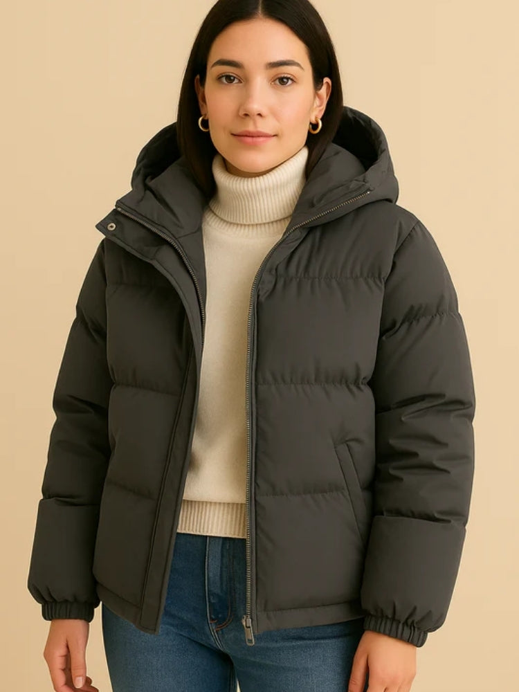 Leichte Damen-Winterjacke - Warmer Steppmantel für kalte Tage