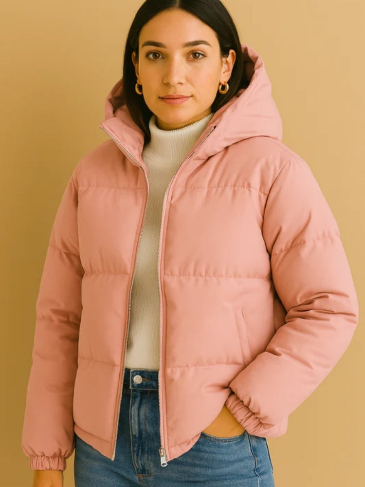 Leichte Damen-Winterjacke - Warmer Steppmantel für kalte Tage