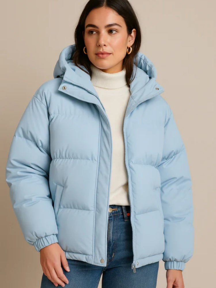 Leichte Damen-Winterjacke - Warmer Steppmantel für kalte Tage