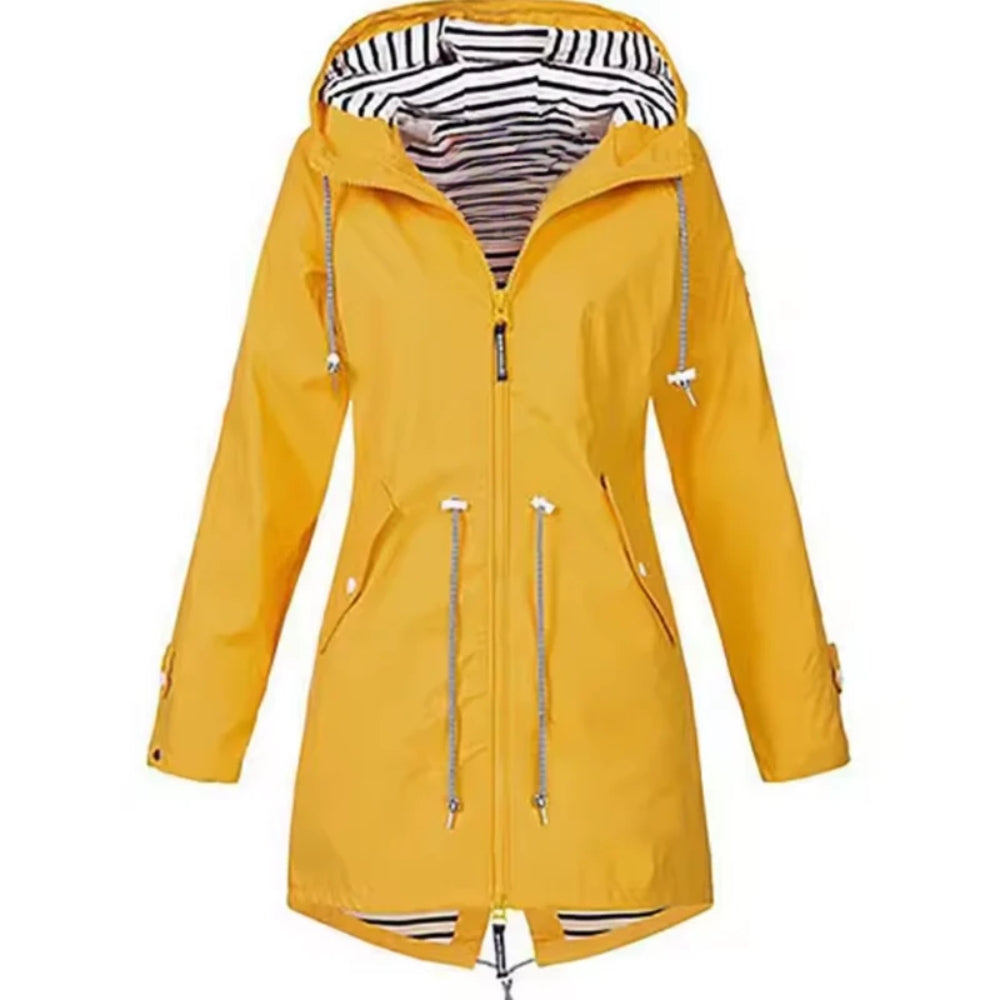 Leichte wasserdichte Winterjacke Damen – Kapuzenmantel für kalte Tage