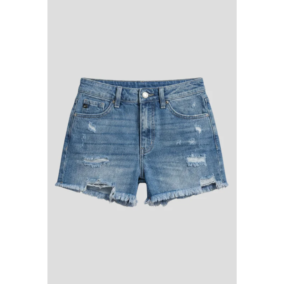 Leonie | Damen Shorts Für Alltag Mit Fransen Saum