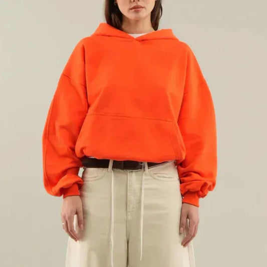 Loose Fit Damenjacke mit Kapuze - Bedrucktes Freizeitoutfit