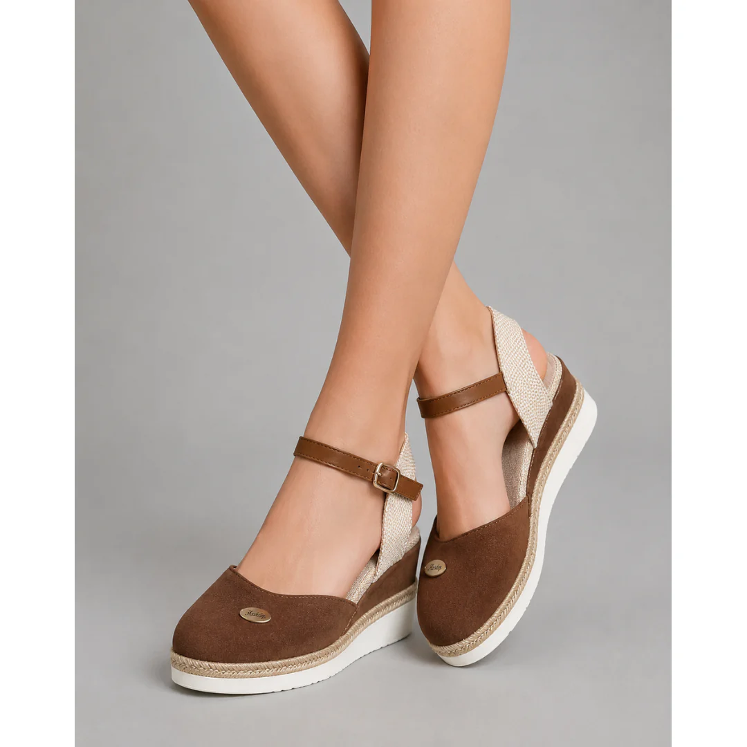 Lora | Damen Espadrille Sandalen Für Alltag