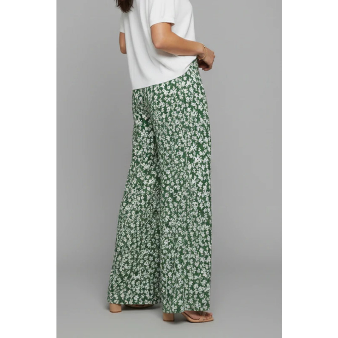 Lotta | Damen Palazzo Hose Mit Blumenmuster Für Alltag
