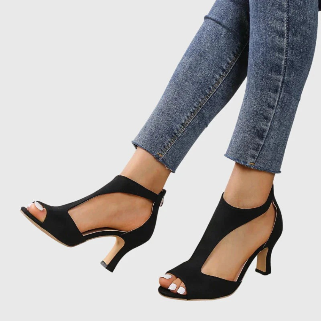 Louise | Damen Absatz Sandalen Sommer Elegante
