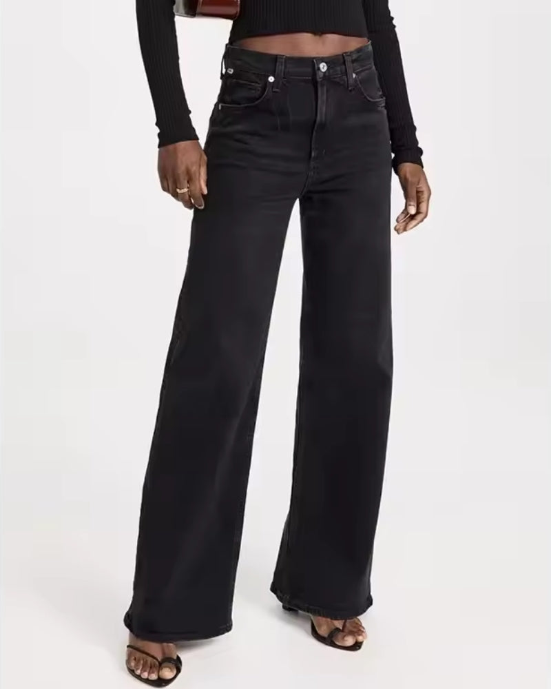 Low Waist Baggy Jeans für Damen – Trendiger Streetwear-Look im Y2K-Stil