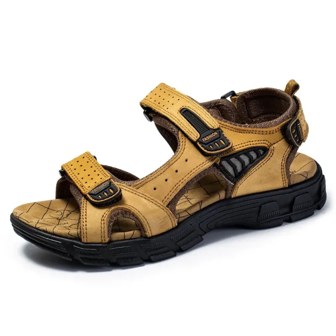 Luca | Unisex Bequeme Sandalen mit Klettverschluss
