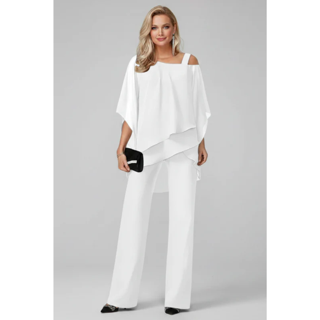 Magda | Damen Jumpsuit Mit Off Shoulder Für Abend
