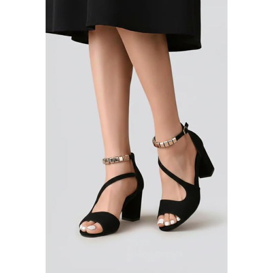 Maren | Damen Sandalen Mit Keilabsatz Und Riemen
