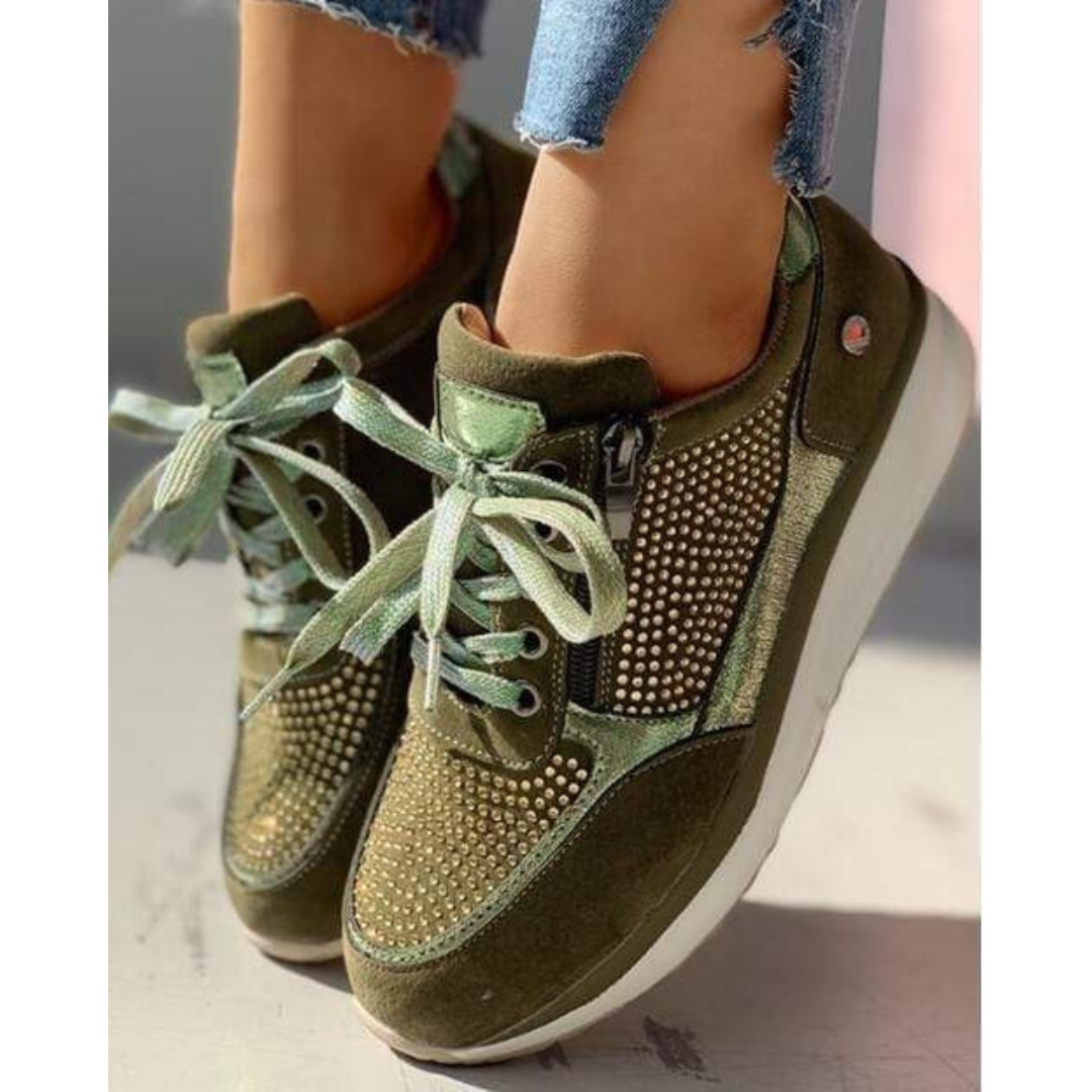 Maribel | Damen Sneaker schlicht und bequem