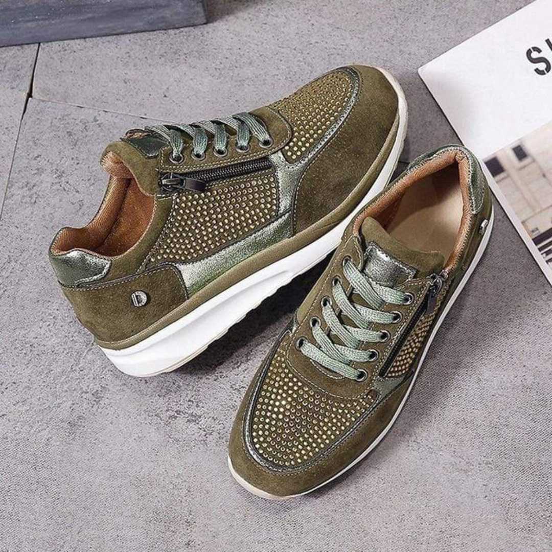 Maribel | Damen Sneaker schlicht und bequem