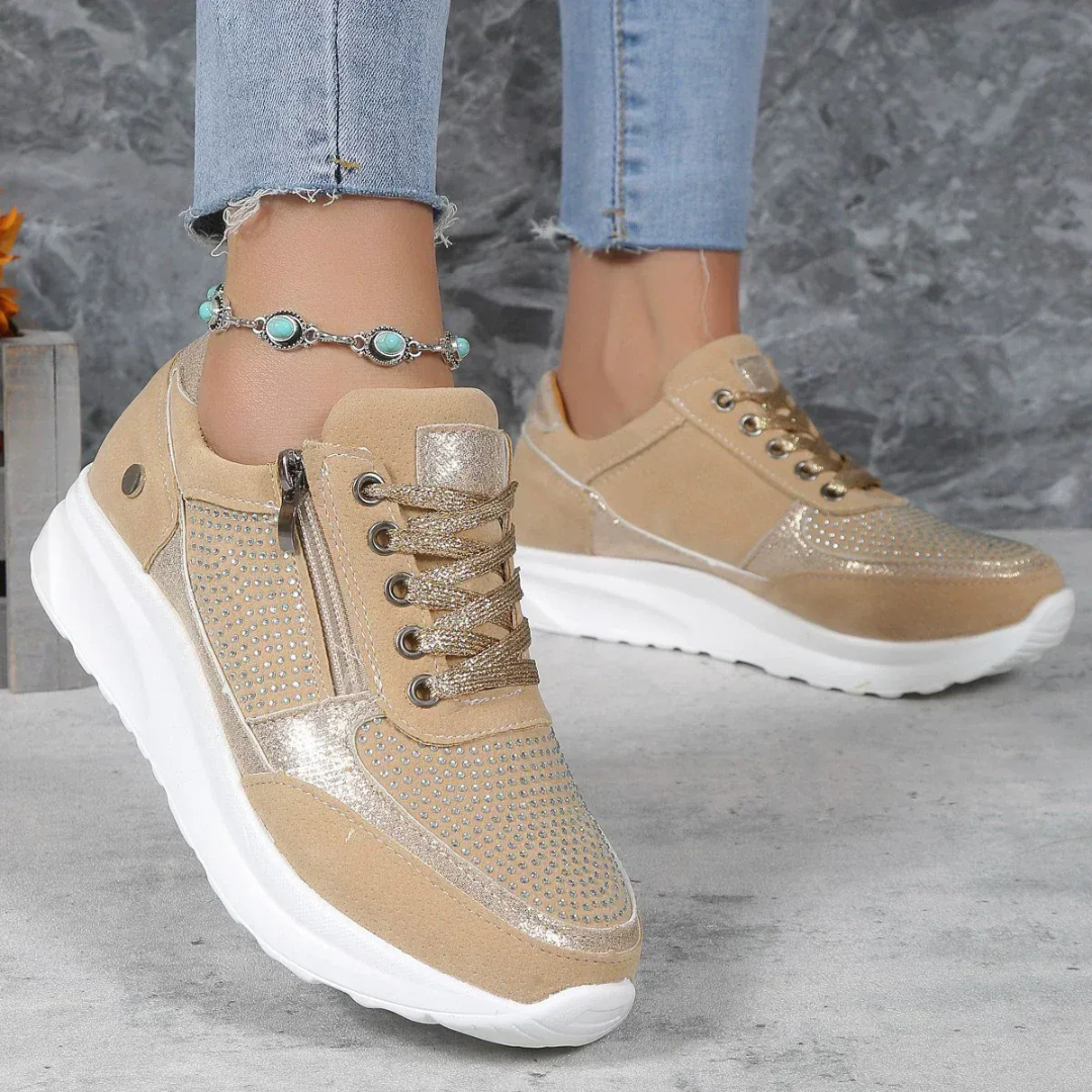 Maribel | Damen Sneaker schlicht und bequem