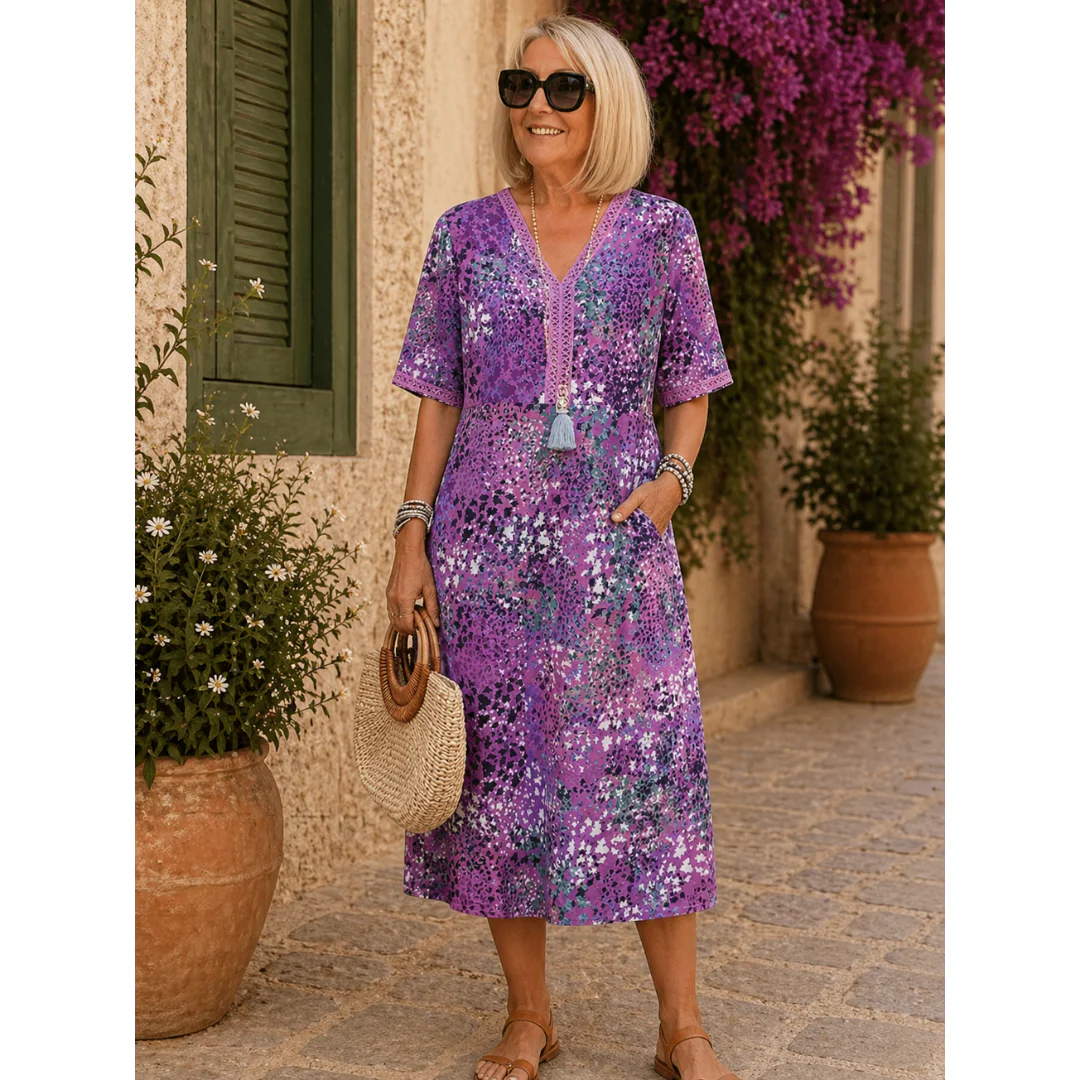Mariselle | Damen Midikleid Sommer Abend Hochzeitsgast