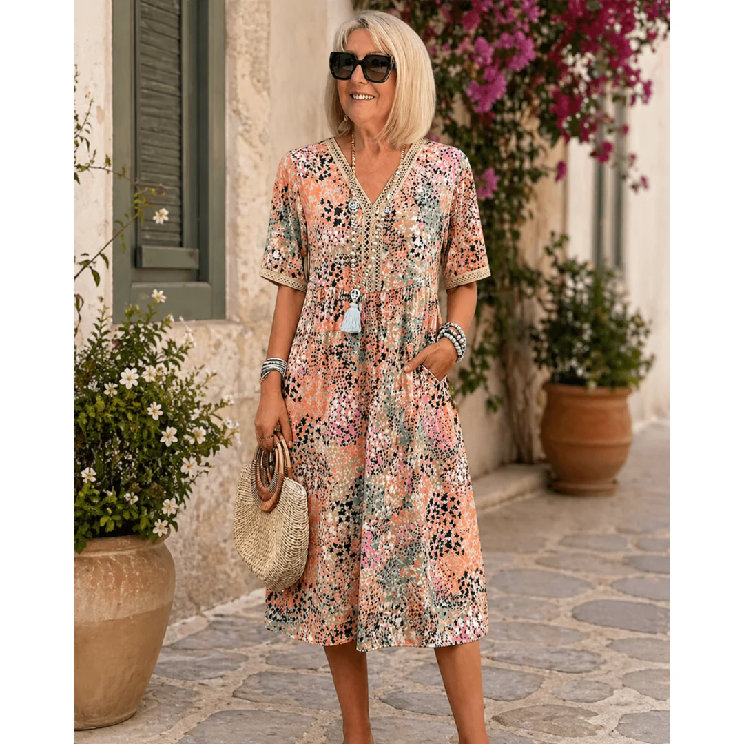 Mariselle | Damen Midikleid Sommer Abend Hochzeitsgast