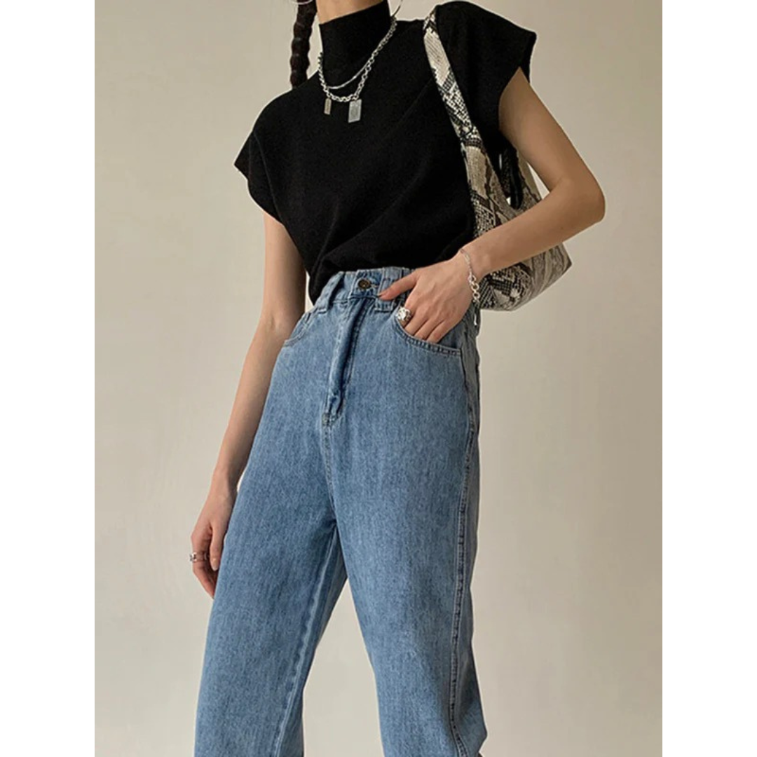 Melek | Damen Klassische Moderne Bluse Alltag
