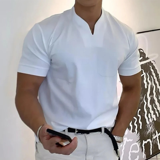 Milan | Herren T Shirt Mit V Ausschnitt Für Alltag Schlicht