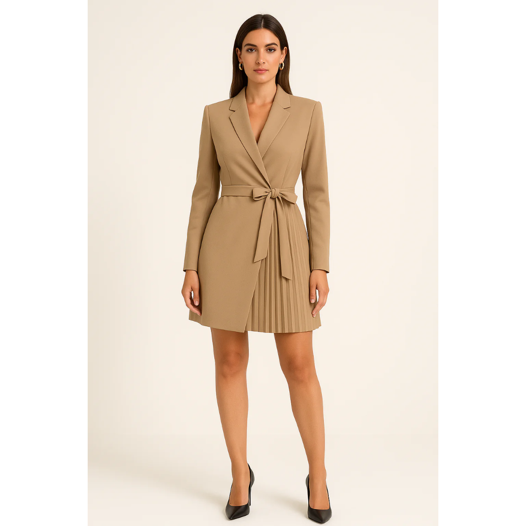 Mirella | Damen Minikleid Wickel Für Abend Und Alltag