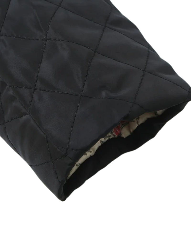 Mittellange Damen-Puffer-Winterjacke – Glänzendes Steppdesign für kalte Tage