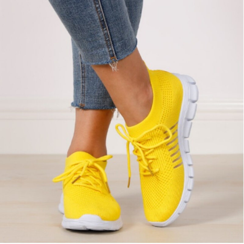 Modische Sneakers Damen – Lässige Sneakers mit Rutschfester Sohle