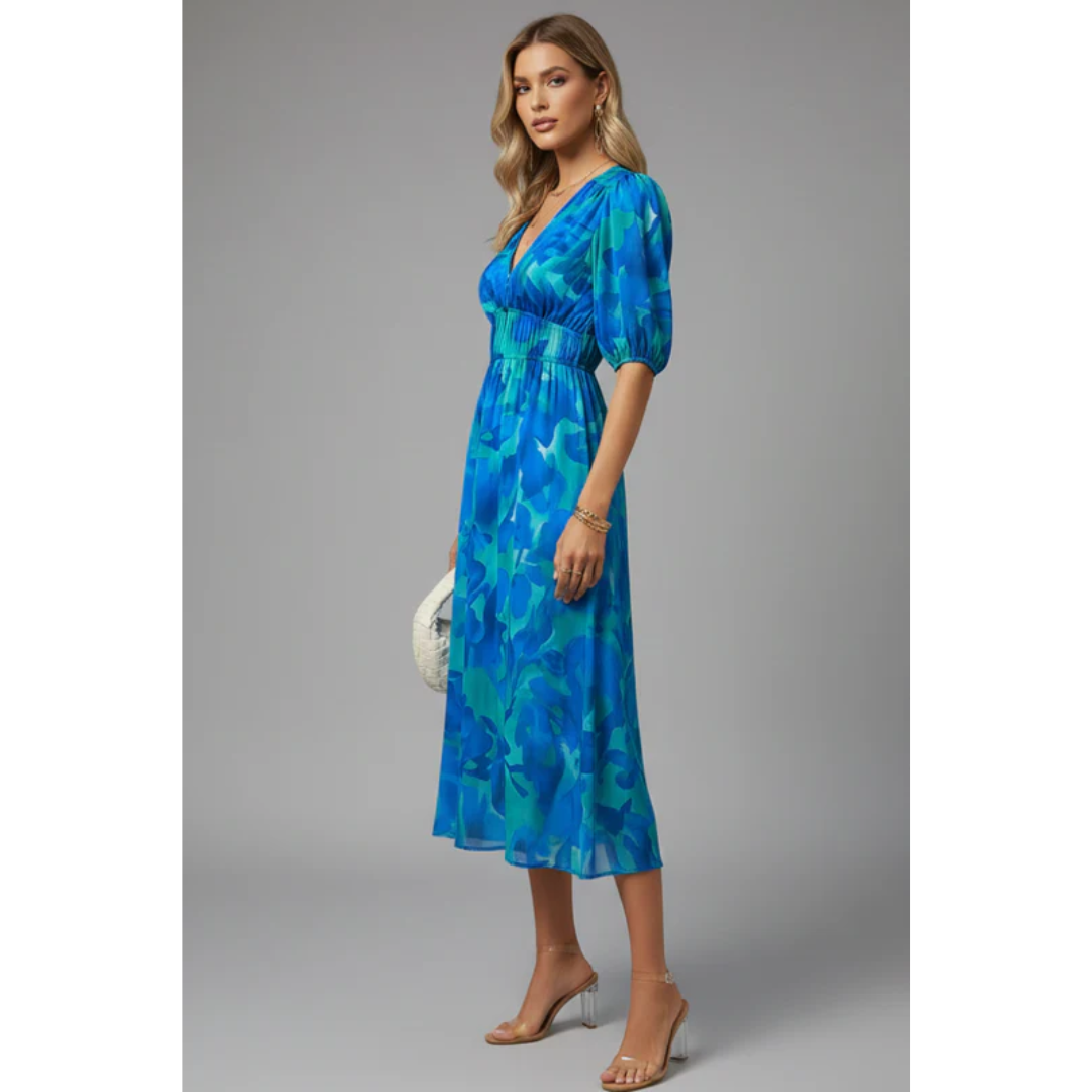 Noelle | Damen Midikleid Für Alltag Und Freizeit