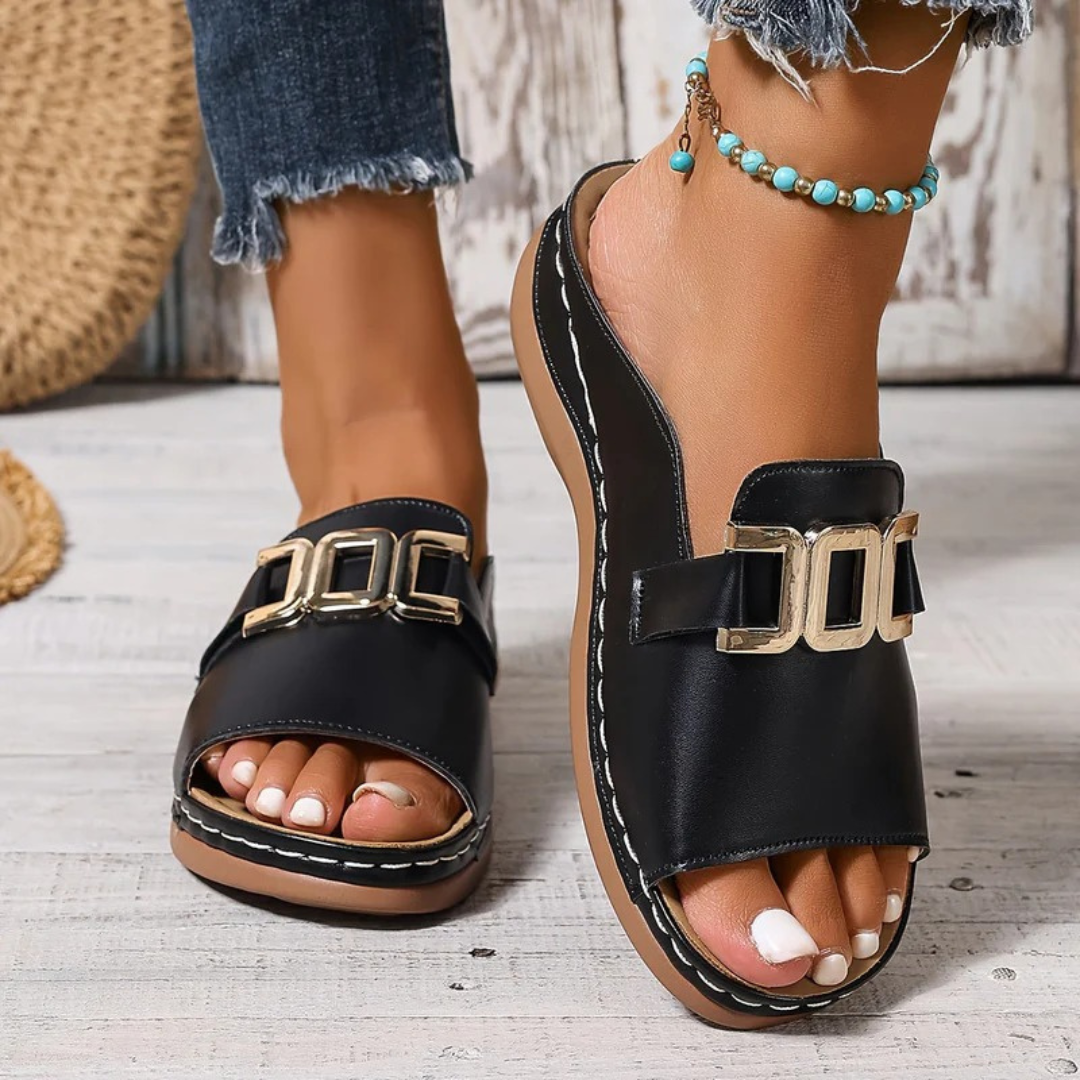 Noemi | Bequeme Damen Sandalen Sommer leicht Freizeit
