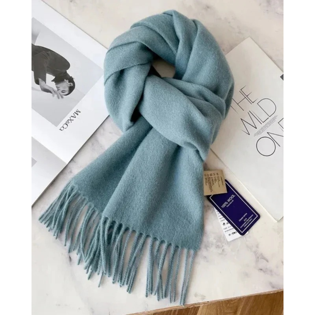 Wollschal Damen – Schal aus 100% Wolle für Frühling und Sommer