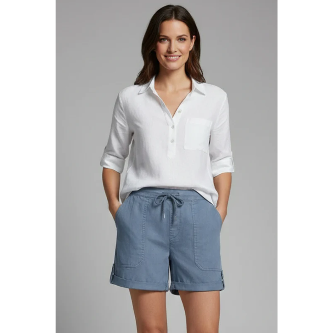 Paula | Damen Shorts Mit Kordelzug Und Taschen Für Alltag