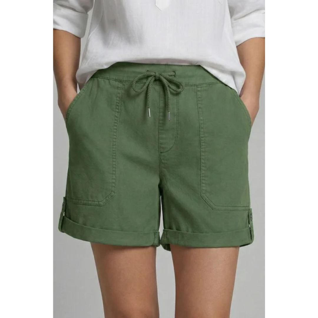 Paula | Damen Shorts Mit Kordelzug Und Taschen Für Alltag