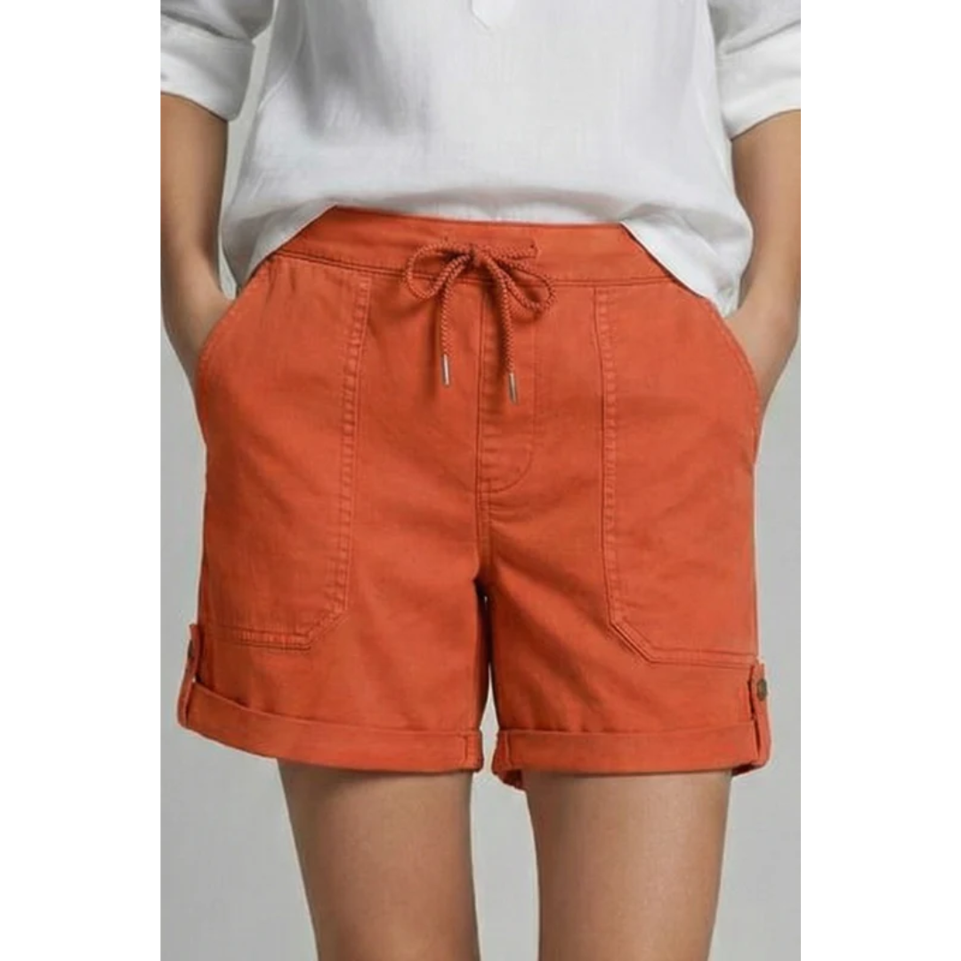 Paula | Damen Shorts Mit Kordelzug Und Taschen Für Alltag