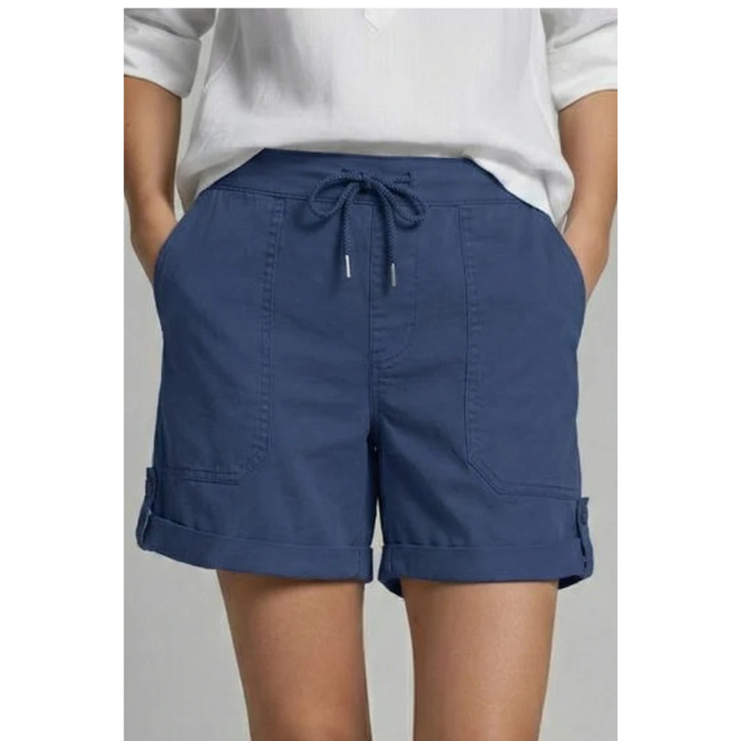Paula | Damen Shorts Mit Kordelzug Und Taschen Für Alltag