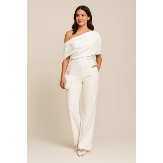 Pauline | Damen Jumpsuit Mit One Shoulder Für Abend