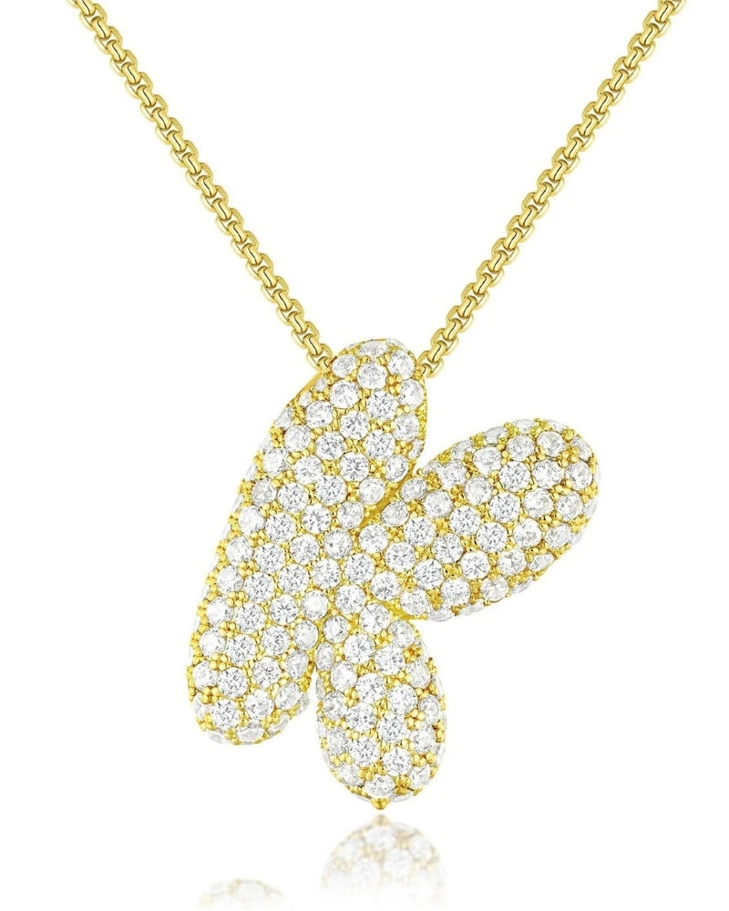 Personalisierte Bubble Kette – Alphabet-Halskette für den Alltag