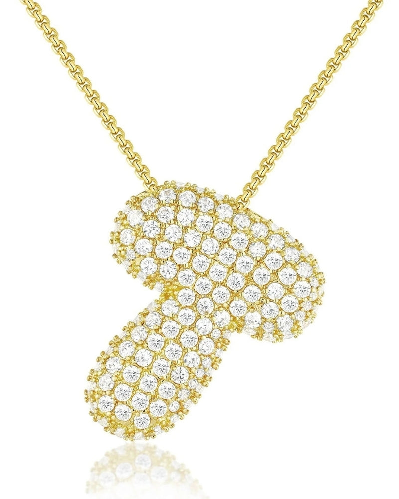 Personalisierte Bubble Kette – Alphabet-Halskette für den Alltag