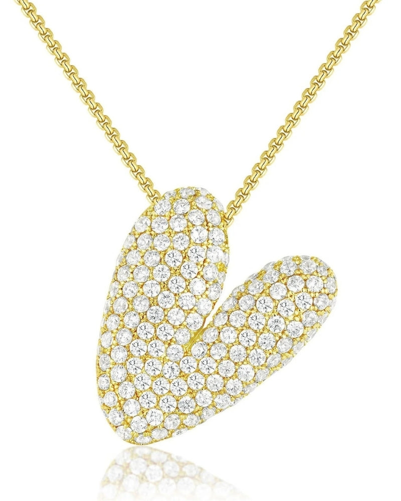 Personalisierte Bubble Kette – Alphabet-Halskette für den Alltag