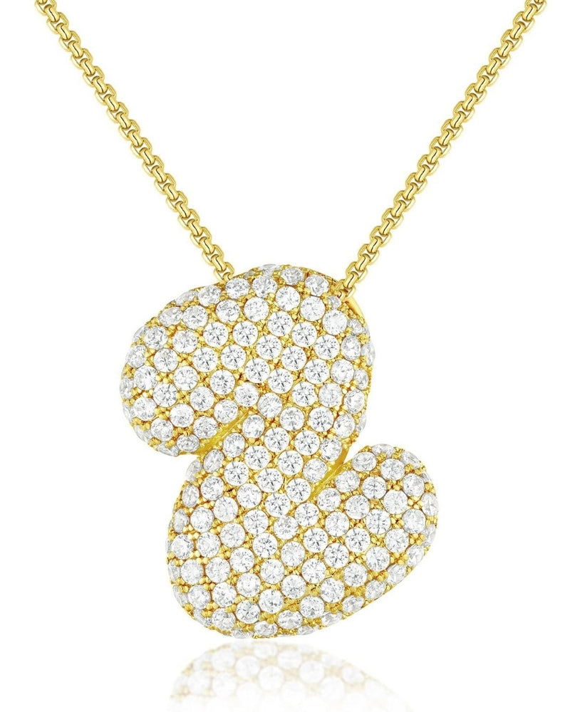 Personalisierte Bubble Kette – Alphabet-Halskette für den Alltag