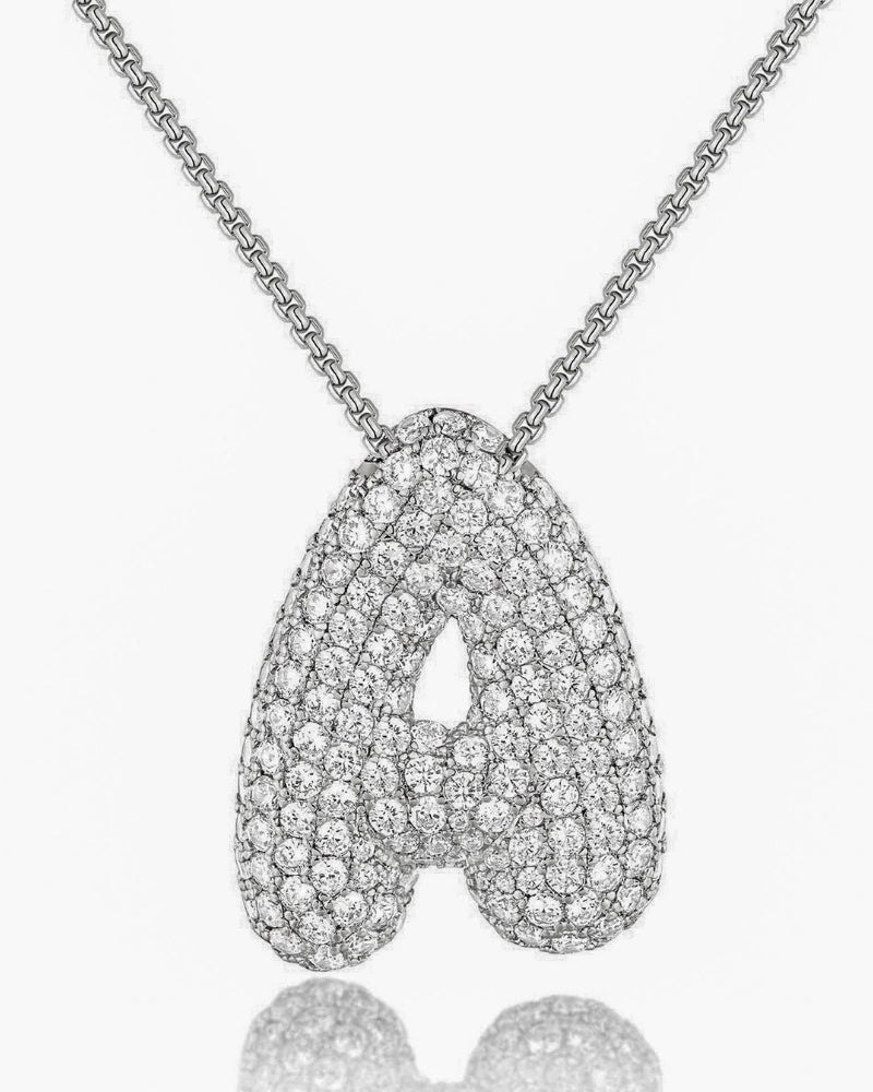 Personalisierte Bubble Kette – Alphabet-Halskette für den Alltag