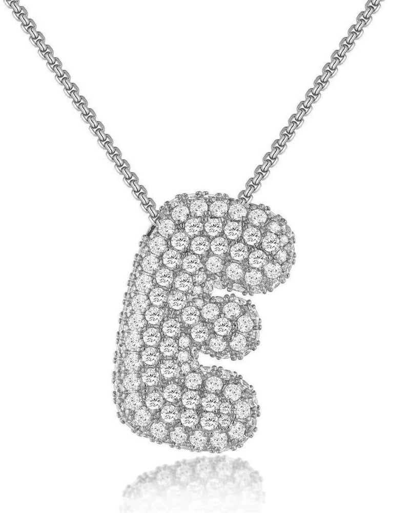 Personalisierte Bubble Kette – Alphabet-Halskette für den Alltag