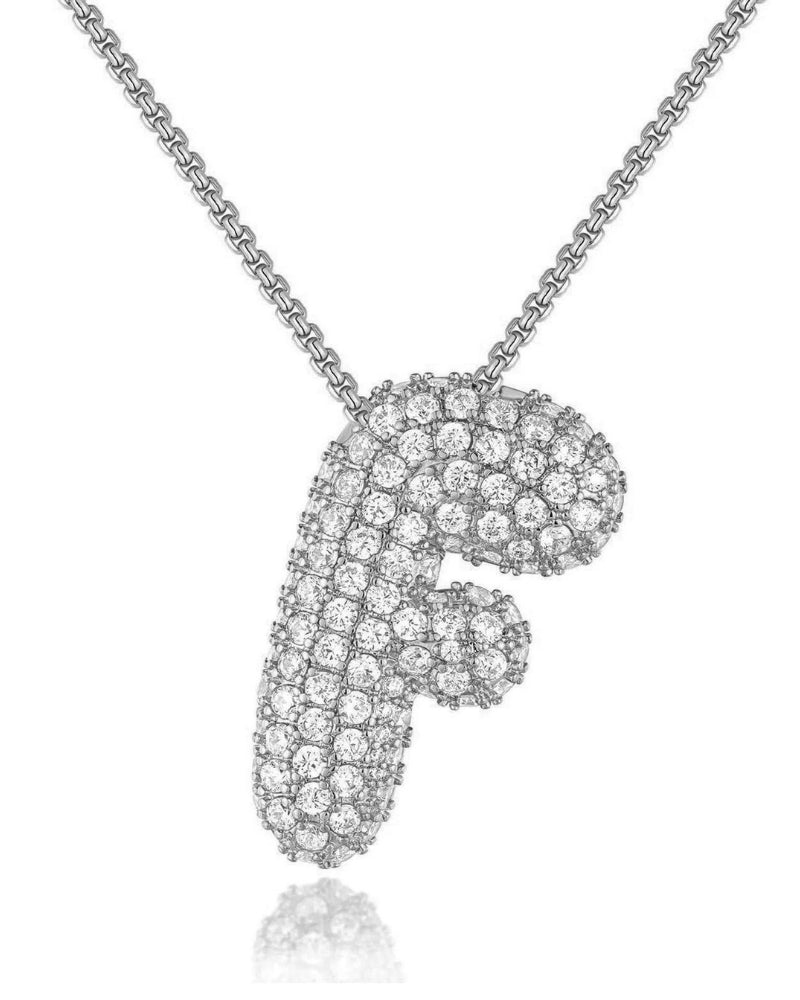 Personalisierte Bubble Kette – Alphabet-Halskette für den Alltag