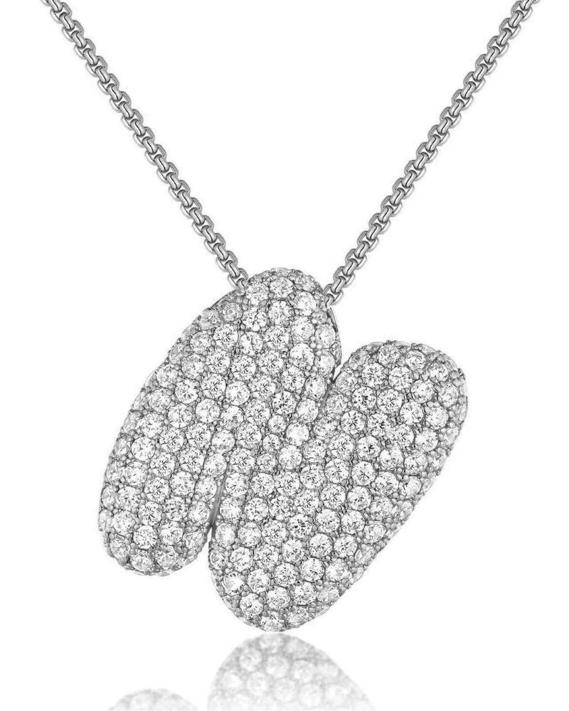 Personalisierte Bubble Kette – Alphabet-Halskette für den Alltag