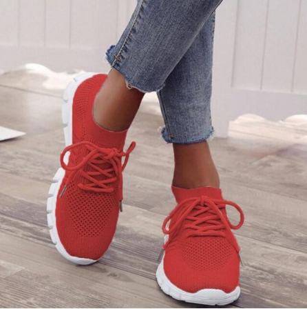 Modische Sneakers Damen – Lässige Sneakers mit Rutschfester Sohle