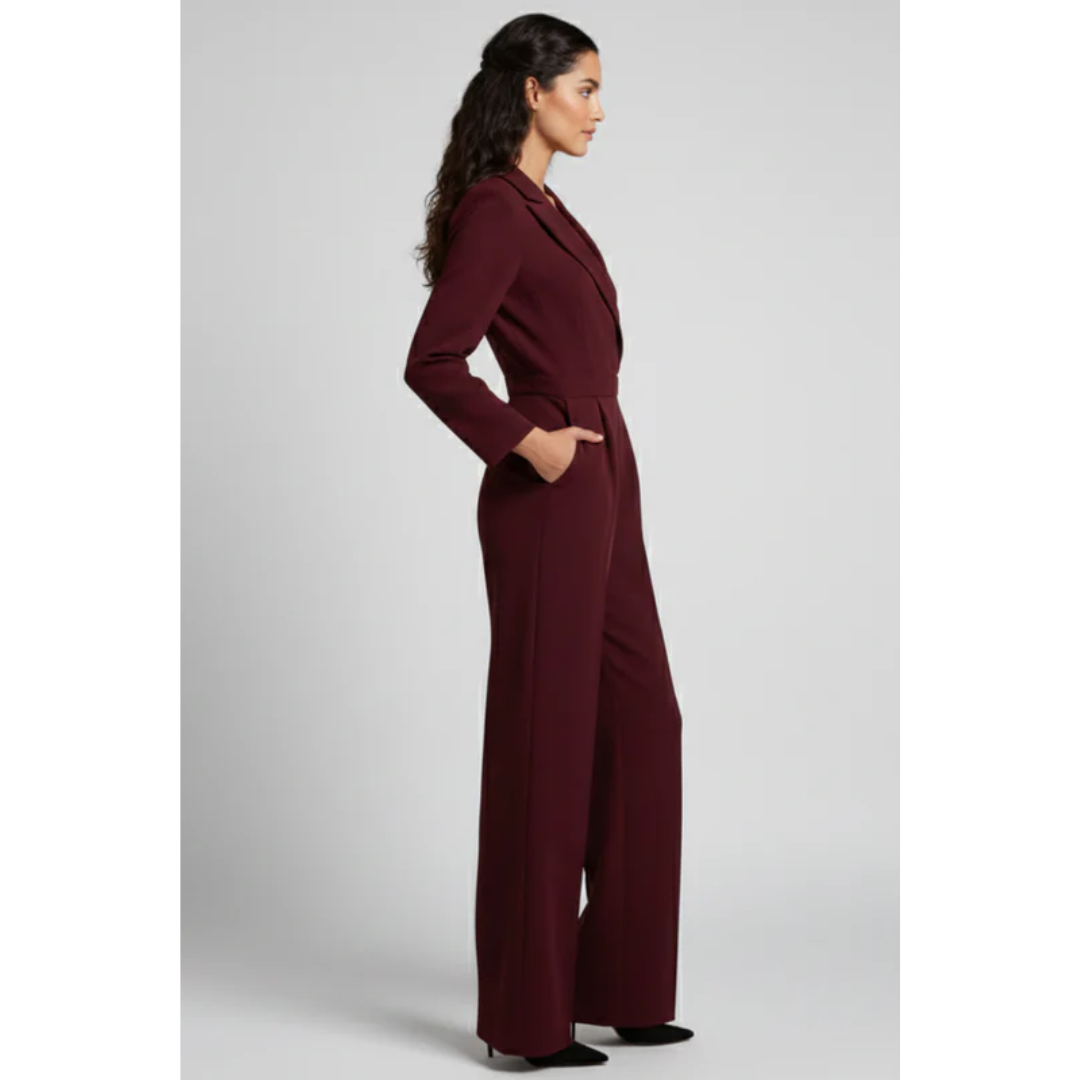 Regine | Damen Jumpsuit Für Abend Mit Gürtel