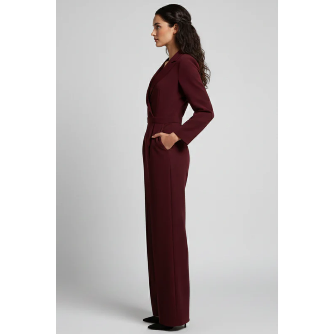 Regine | Damen Jumpsuit Für Abend Mit Gürtel