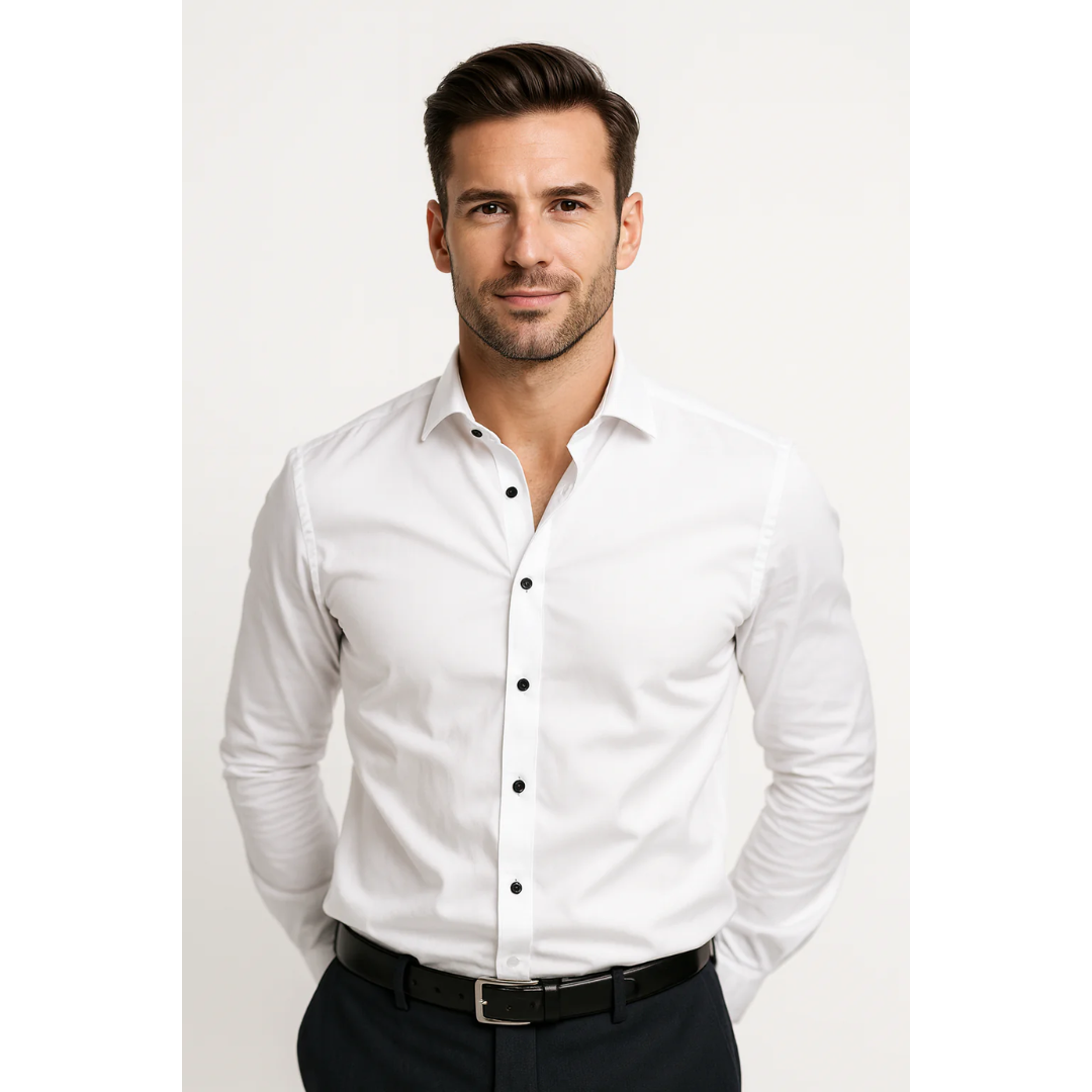 Reinhold | Herren Hemd Für Alltag Schlicht
